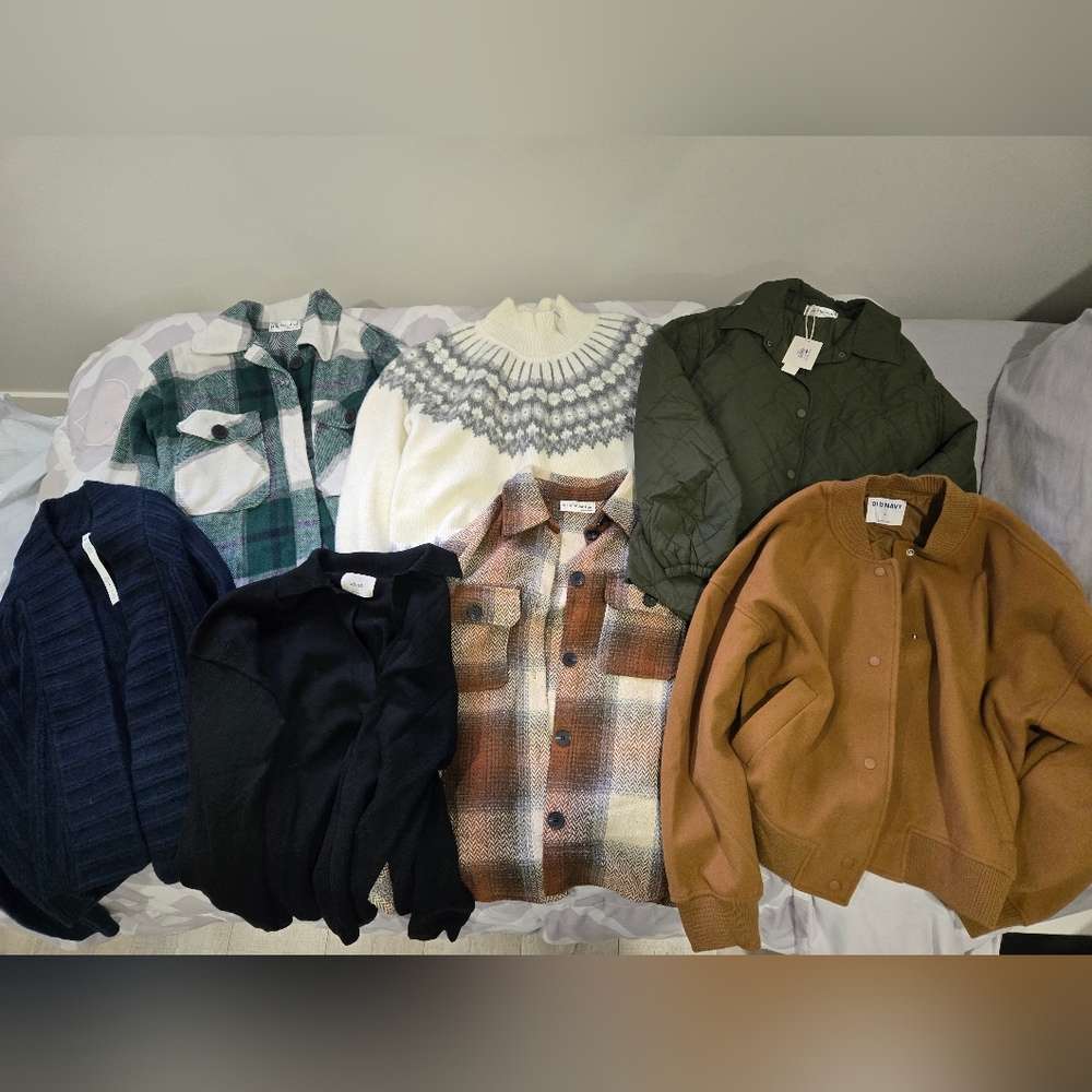 Assorted Jackets and Sweaters Collection